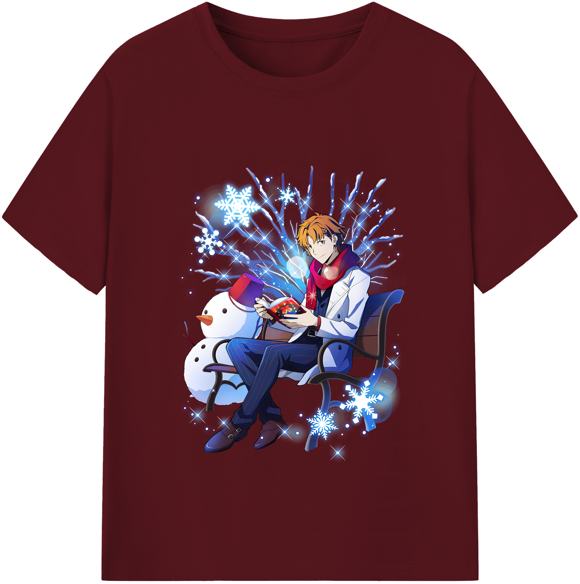 （画像用） 文豪ストレイドッグス Bungo Stray Dogs 綿100％半袖Tシャツ（フロントプリント）